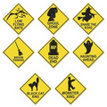 Halloween Road Sign Cutouts